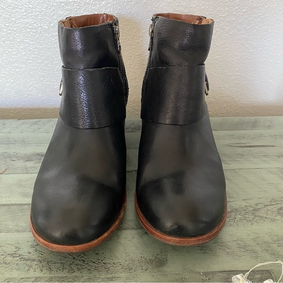 Kork Ease Isa Black Ankle Boot - Picture 3 of 9